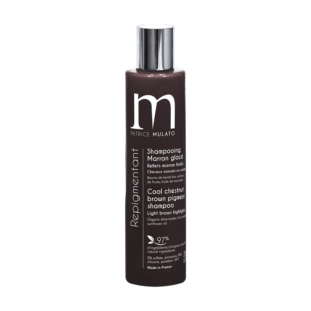 Shampooing Repigmentant Colorant Marron Glacé Patrice Mulato 200ml 2 Shampooing Repigmentant Colorant Marron Glacé Patrice Mulato 200ml – Image 2